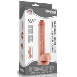 LoveToy SlidingSkin Gode réaliste SLIDING SKIN 19 x 4.2 cm